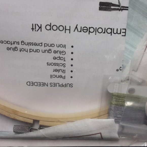 Embroidery Hoop KIT, H is For Hedgehog, 8" Picture DIY by Needle Creations New - Picture 8 of 10